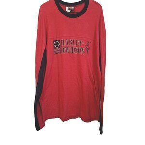 Harley-Davidson Red Long Sleeve Tee